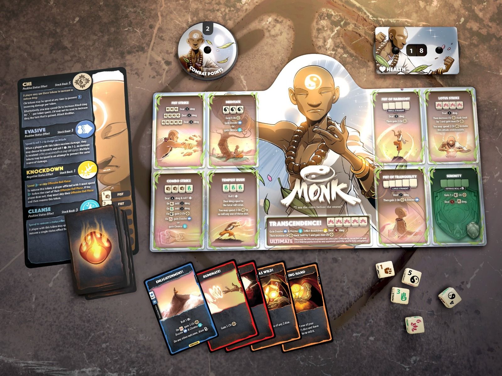 Dice Throne : Season 1 Rerolled - Monk v Paladin Box 2